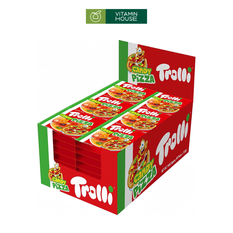 Hộp Kẹo Dẻo Trolli Pizza 15.5g*48