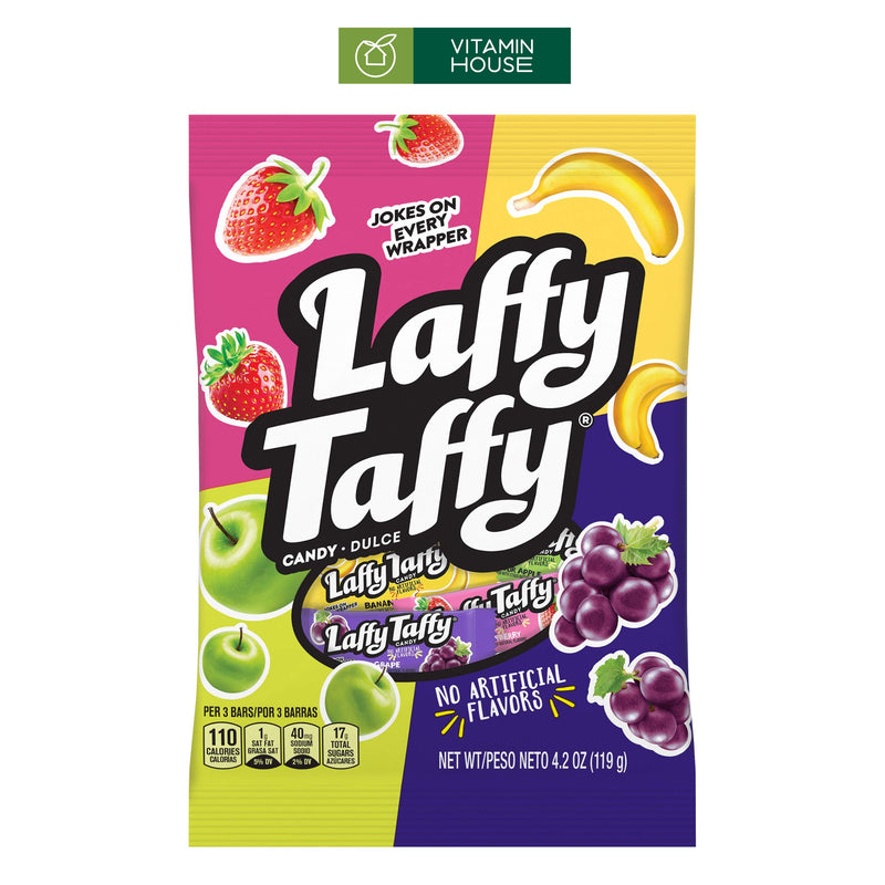 Kẹo Mềm Laffy Taffy 4 Vị Gói 99g