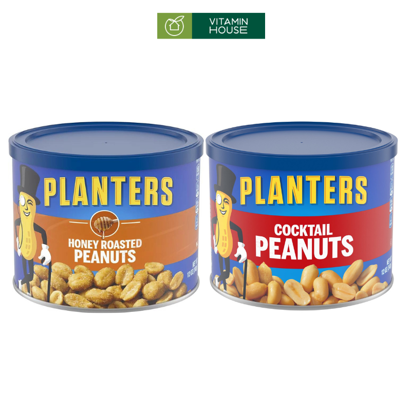 Đậu Phộng Planters Mỹ Đủ Vị Hũ 340g