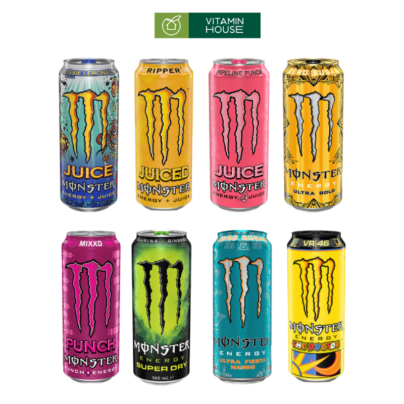 Nước Tăng Lực Monster Mỹ Lon 473ml