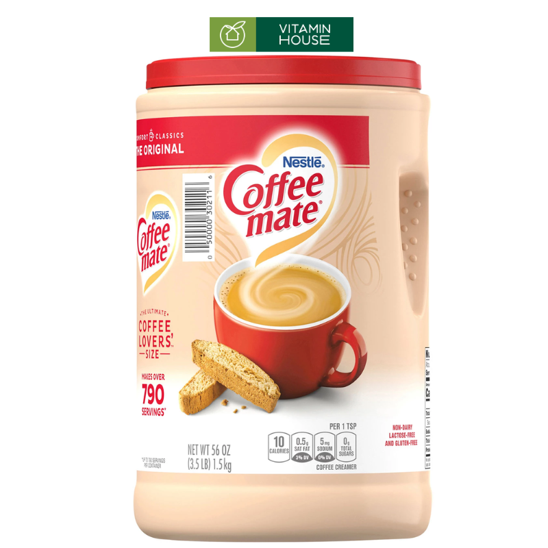 Bột coffee-mate Nestle Original Mỹ 1.5kg