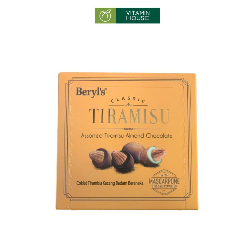 Hộp Chocolate Beryls Tiramisu Hạnh Nhân 65g