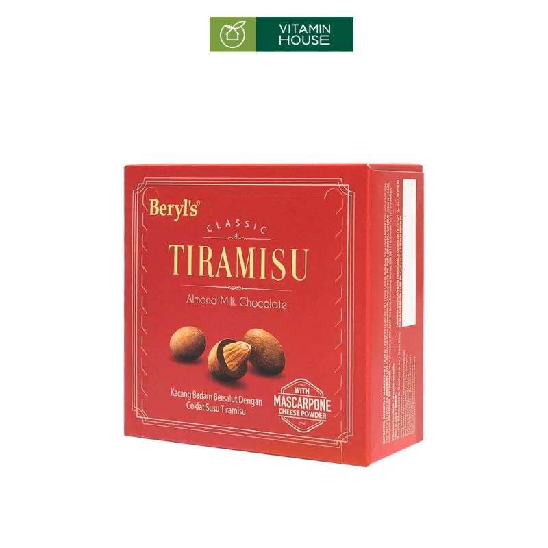 Hộp Chocolate Beryls Tiramisu Hạnh Nhân 65g