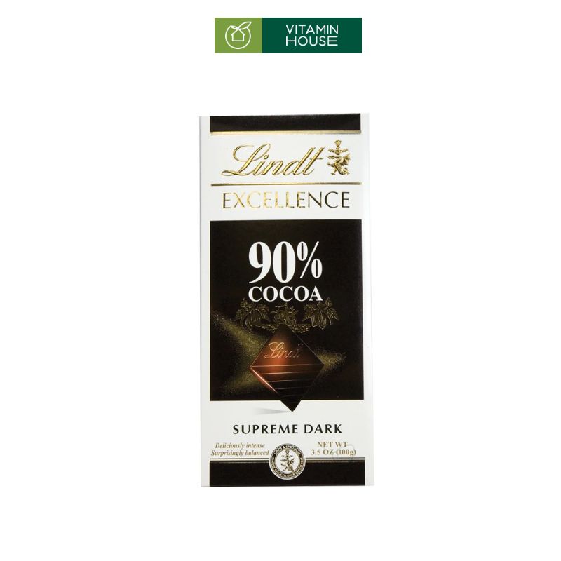 Thanh Chocolate Lindt Excellence 100g Chocolate Đen Cao Cấp Từ Thụy Sĩ