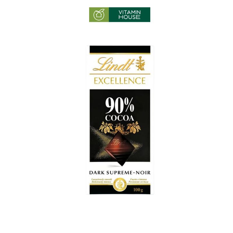 Thanh Chocolate Lindt Excellence 100g Chocolate Đen Cao Cấp Từ Thụy Sĩ