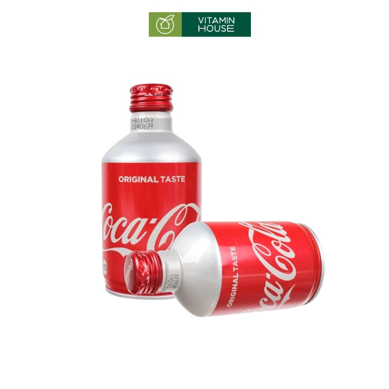 Coca Nhật Chai Nhôm Lùn Nắp Vặn 300ml