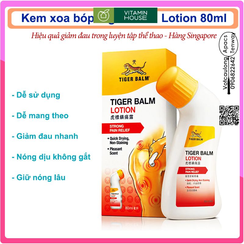 Dầu Lăn Tiger Balm Lotion Thái Giảm Đau Hiệu Quả