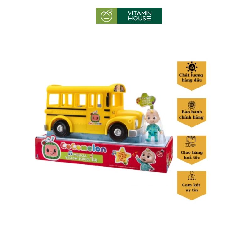 Đồ Chơi Xe Cocomelon School Bus Vui Nhộn