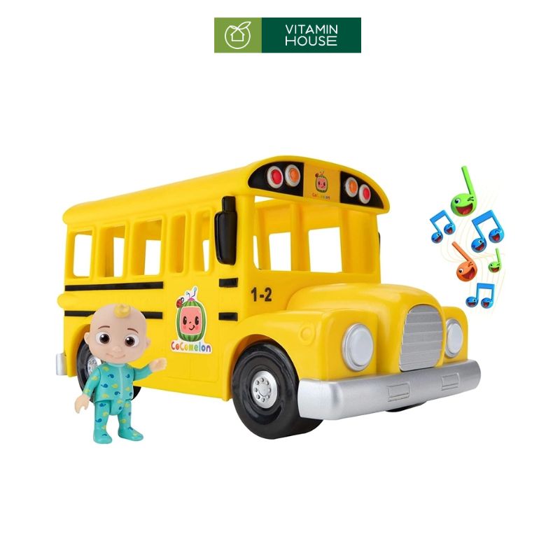 Đồ Chơi Xe Cocomelon School Bus Vui Nhộn