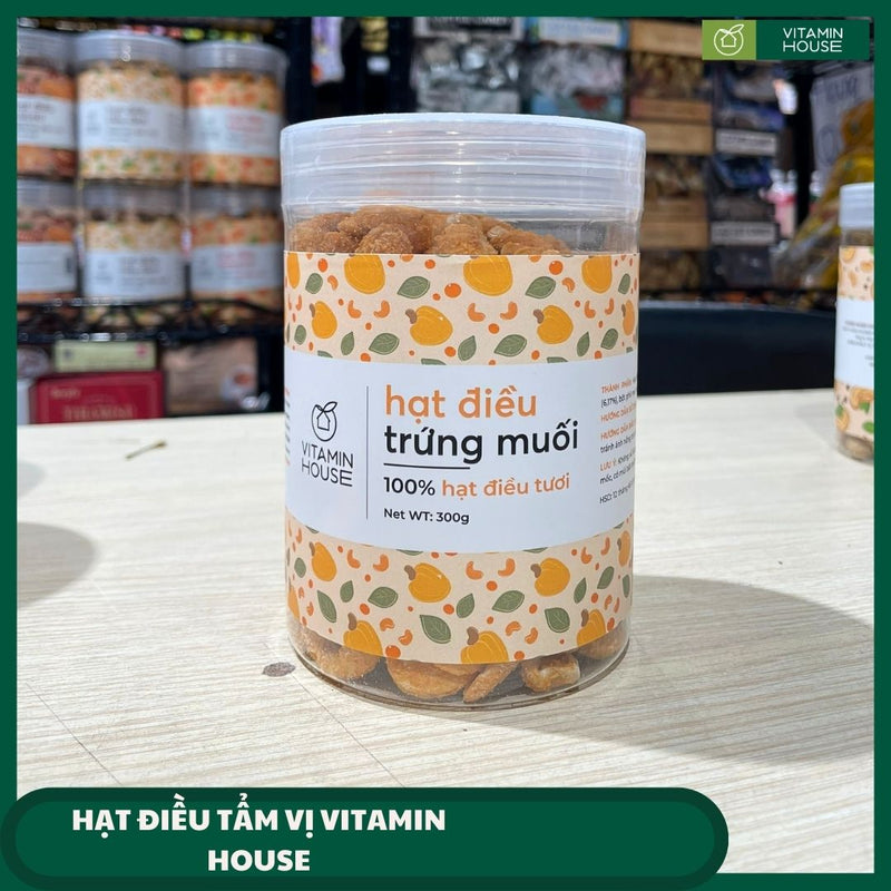 Hạt Điều VTMH Nhiều Vị Thơm Ngon Hộp 300g