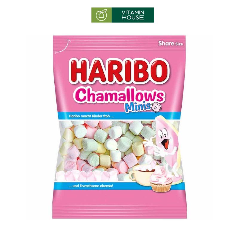 Kẹo Marshmallow Haribo Chamallows Nhiều Vị Hấp Dẫn