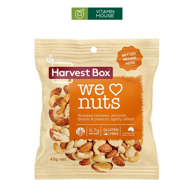 Hạt Khô Hỗn Hợp Harvest Box Úc Bổ Dưỡng Từ Tự Nhiên Cho Cuộc Sống Khỏe Mạnh