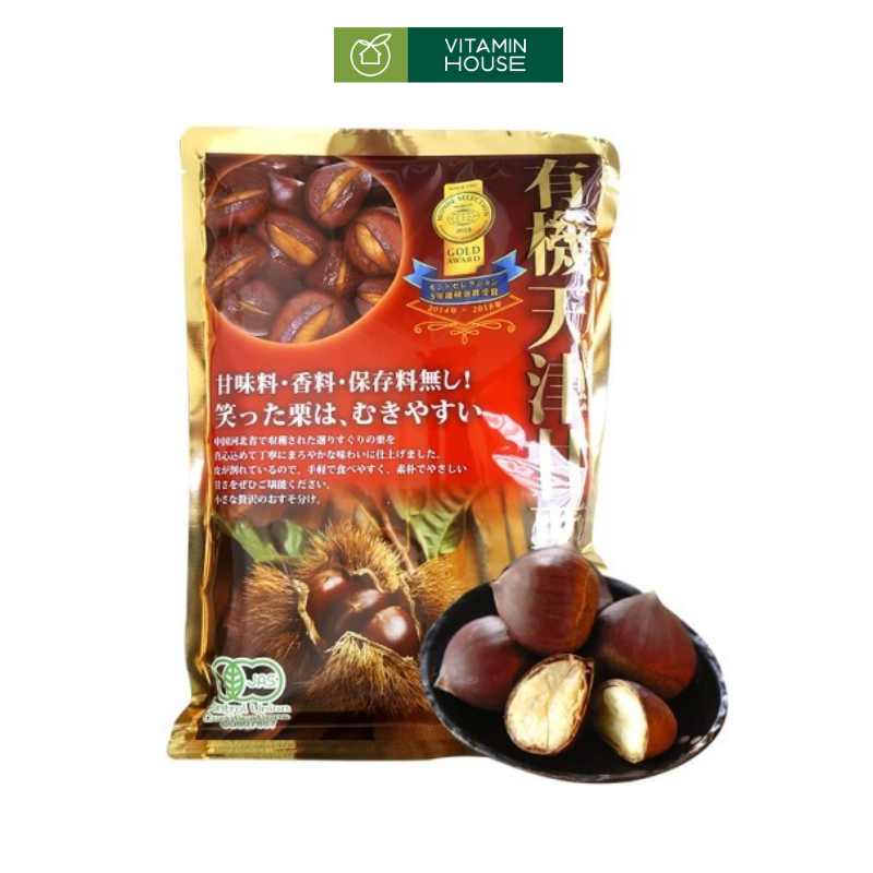 Hạt Dẻ Còn Vỏ Gold Award Nhật Gói 260g(đỏ) Thơm Béo