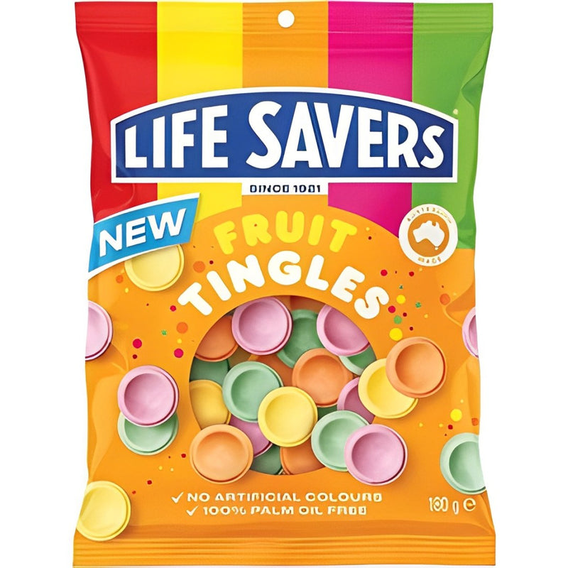 Gói Kẹo Lifesavers Fruit 180g (3 Vị)