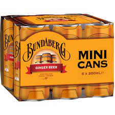 Nước Ép Có Ga Bundaberg Úc Lon 200ml