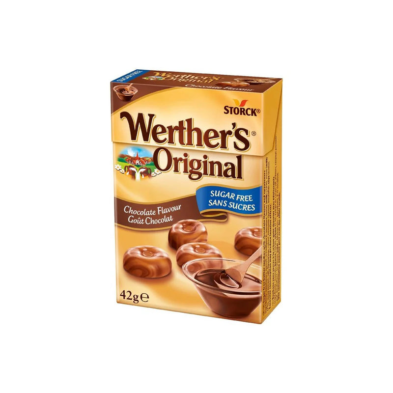 Hộp Kẹo Werther Original Sugar Free 42gr ( 2 Vị)