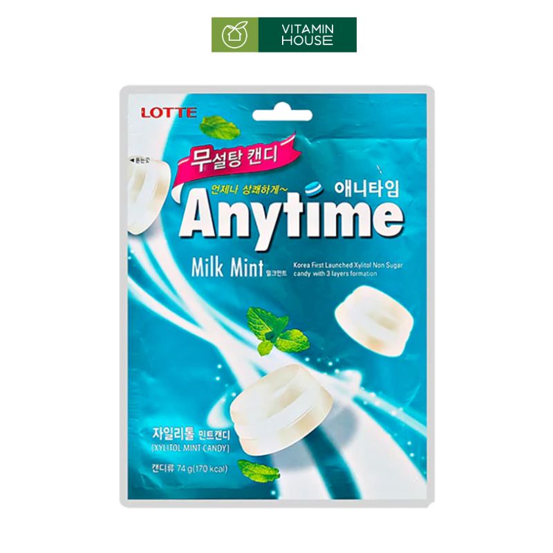 Kẹo Anytime Lotte Hàn Quốc Thơm Mát Mọi Lúc Sảng Khoái Mọi Nơi