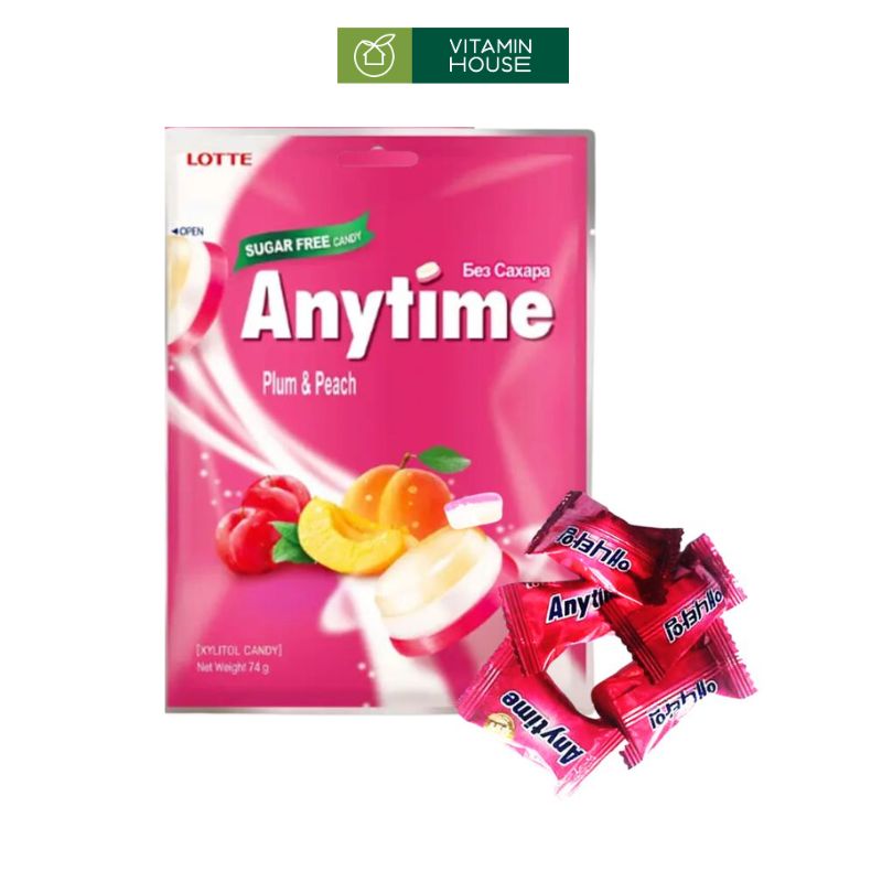 Kẹo Anytime Lotte Hàn Quốc Thơm Mát Mọi Lúc Sảng Khoái Mọi Nơi