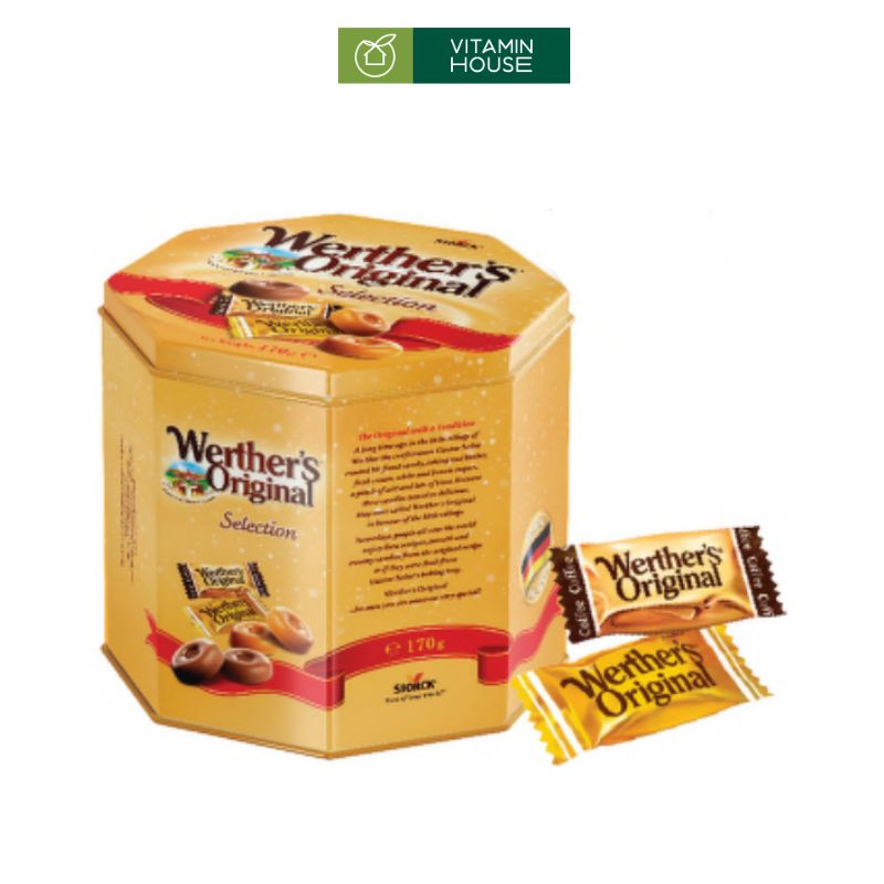 Kẹo Caramel Selection Werther Original Bộ Sưu Tập Hương Vị Caramel Truyền Thống