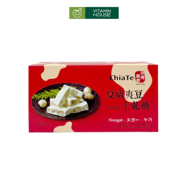 Kẹo Cứng Sữa Bò Hạt Maca Nougat Chiate ĐL Thơm Ngon Bổ Dưỡng