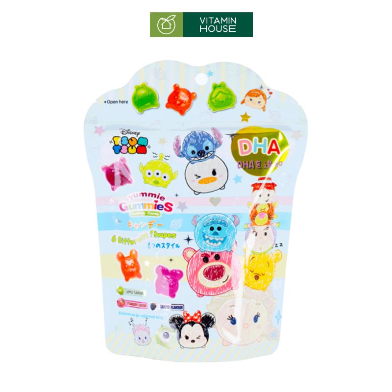 Kẹo Dẻo Disney Tsum Tsum Hương Vị Trái Cây Vui Nhộn