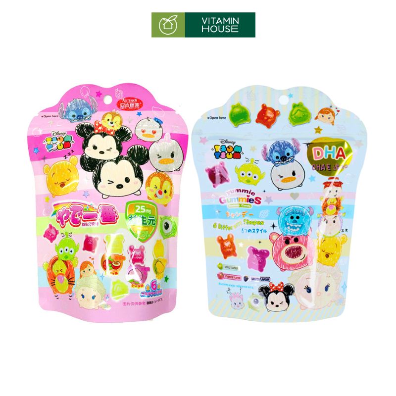 Kẹo Dẻo Disney Tsum Tsum Hương Vị Trái Cây Vui Nhộn