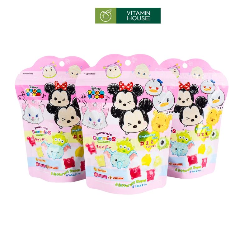 Kẹo Dẻo Disney Tsum Tsum Hương Vị Trái Cây Vui Nhộn