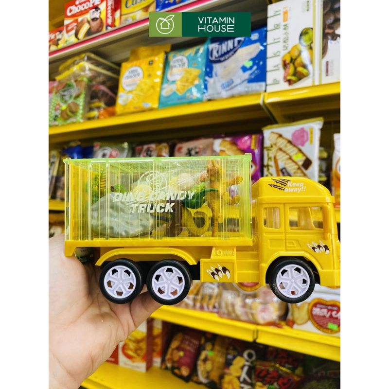 Kẹo Đồ Chơi Xe Dinosaur Truck Juqi Vui Nhộn