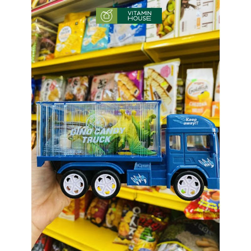 Kẹo Đồ Chơi Xe Dinosaur Truck Juqi Vui Nhộn