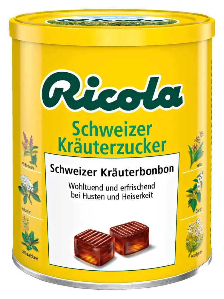 Kẹo Ngậm Thảo Mộc Ricola Thụy Sĩ Nhiều Vị Sảng Khoái Thơm Mát