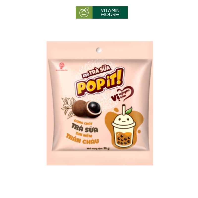 Kẹo Pop-It Hương Vị Trà Sữa Số 1 Việt Nam