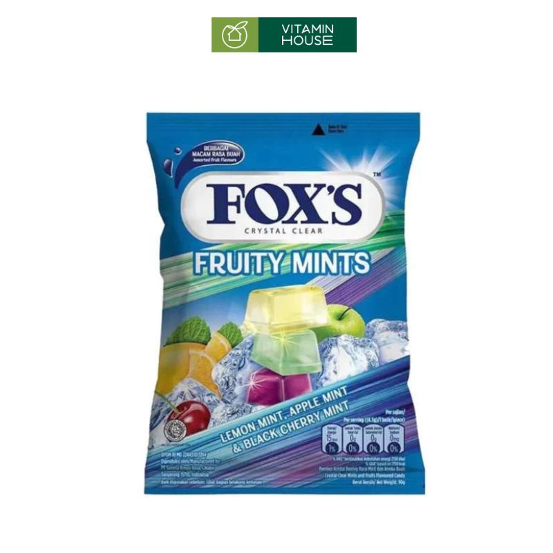 Kẹo Trái Cây Foxs Fruits Gói - Hộp Thiếc (Nhiều Vị)