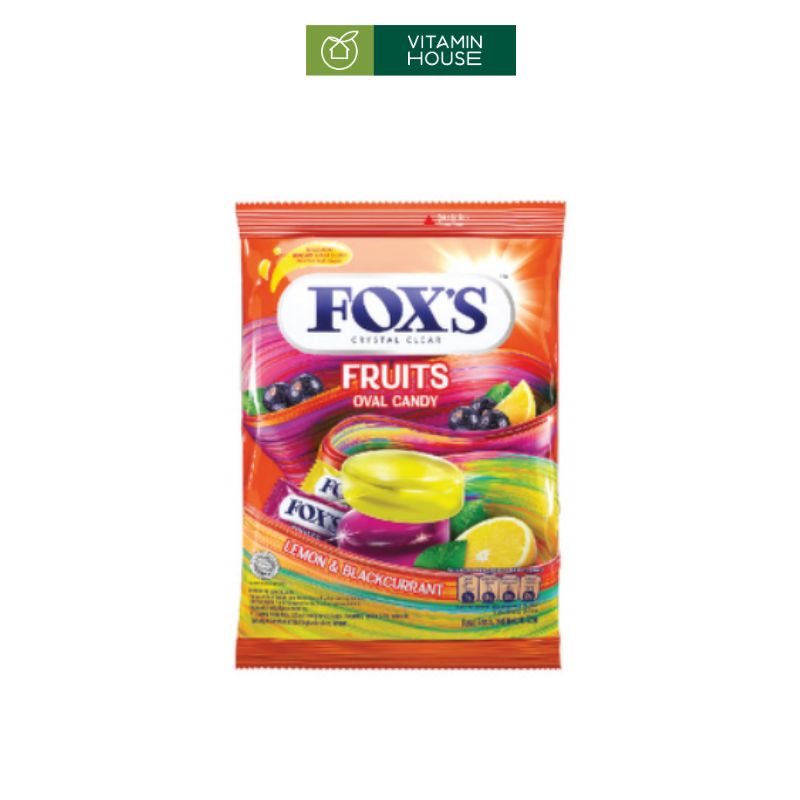 Kẹo Trái Cây Foxs Fruits Gói - Hộp Thiếc (Nhiều Vị)