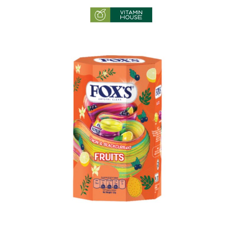 Kẹo Trái Cây Foxs Fruits Gói - Hộp Thiếc (Nhiều Vị)