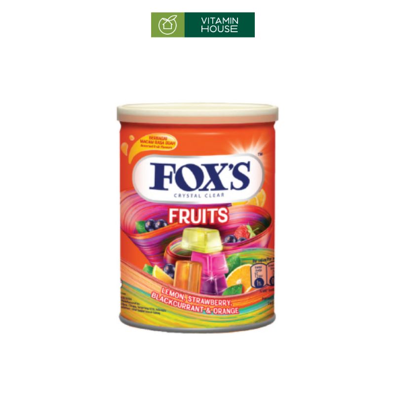 Kẹo Trái Cây Foxs Fruits Gói - Hộp Thiếc (Nhiều Vị)