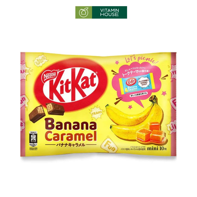 Bánh Xốp  KitKat Mix 10 vị Nestle Nhật Gói 10 Thanh - Vitamin House