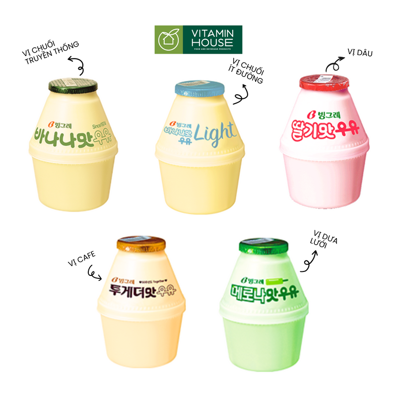 [HÀNG ORDER] Sữa Binggrae XT Hàn Quốc  240ml