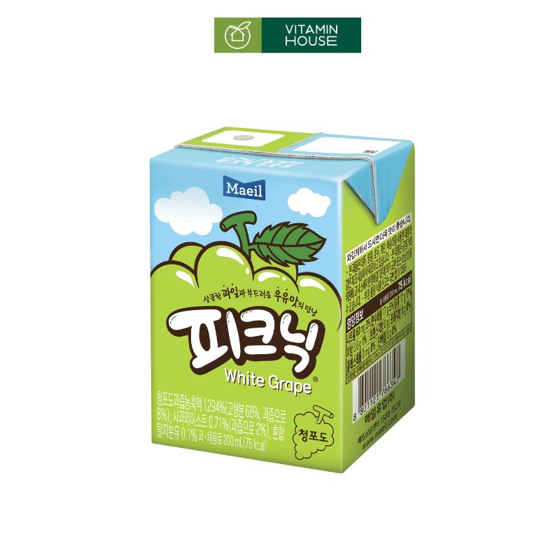 Nước Ép Trái Cây Picnic Maeil Hàn Quốc Hộp 200ml Thơm Ngon