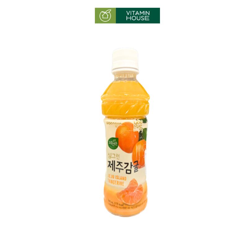 Nước Ép Quýt Jeju Youus Hàn Quốc Chai 340ml Chua Ngọt Thơm Ngon