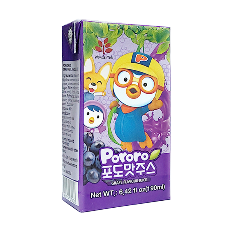 Nước Trái Cây Segom Pororo HQ Hộp 190ml