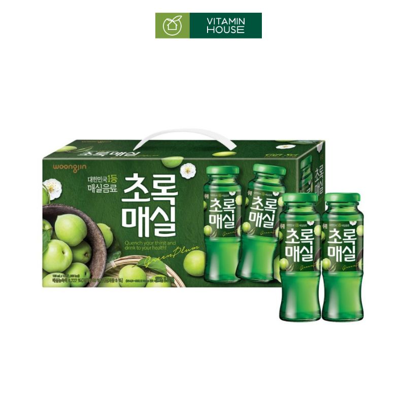 Nước Ép Woongjin Hàn Quốc Chai 180ml (Đủ Vị)