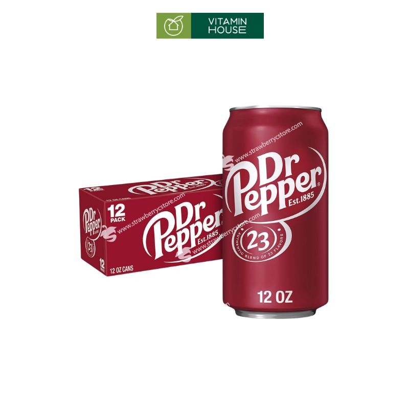 Nước Ngọt Có Gas Dr.Pepper Mỹ Lon 355ml