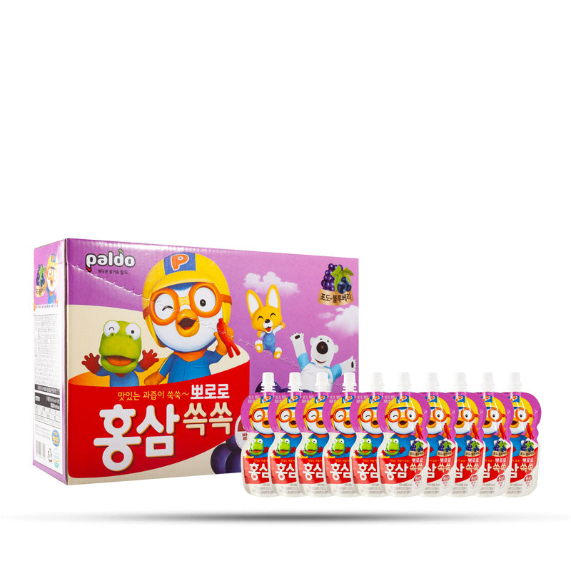 Nước Hồng Sâm Pororo HQ Gói 100ml (36M+)