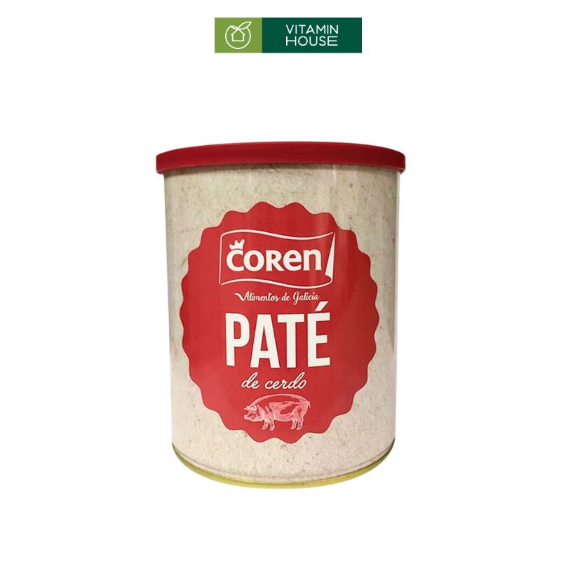 Pate Coren Tây Ban Nha Hộp 840g Hương Vị Thịt Heo Đậm Đà