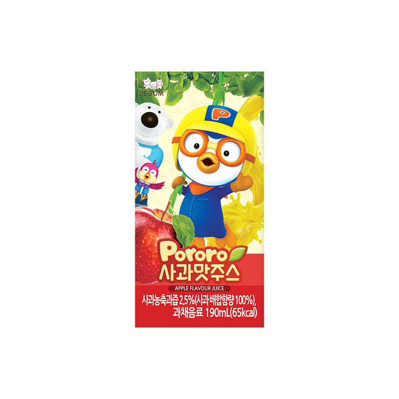 Nước Trái Cây Segom Pororo HQ Hộp 190ml