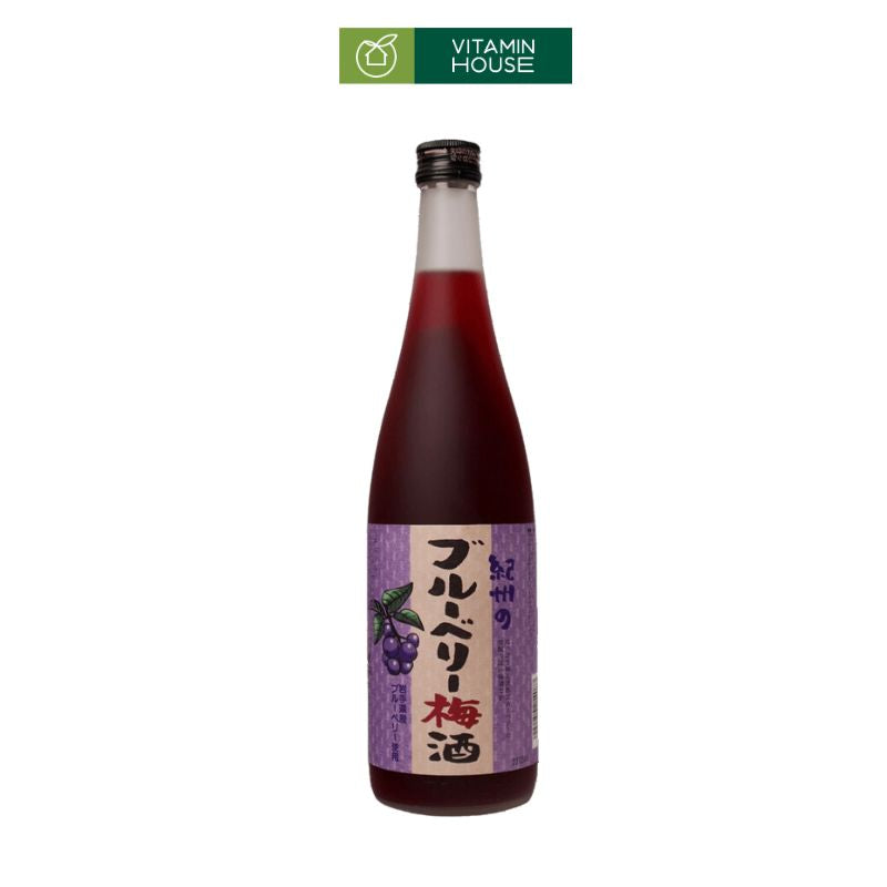 Rượu Mơ Nhật Nakano Blueberry Kishu No Chai 12% Hương Vị Ngọt Ngào