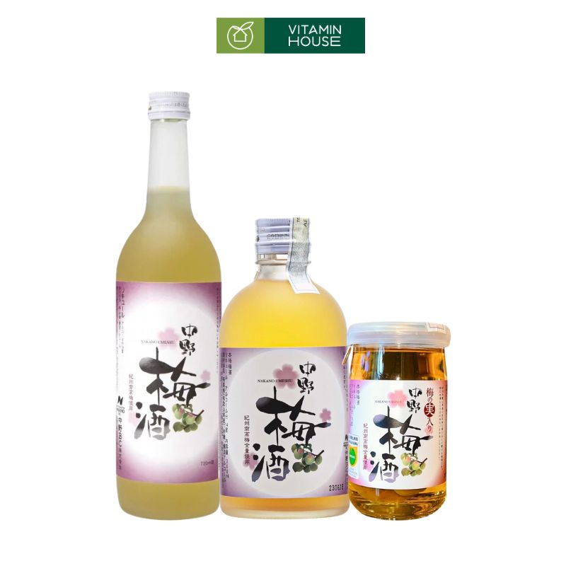 Rượu Mơ Nhật Nakano Umeshu - 14% Tác Phẩm Tinh Tế