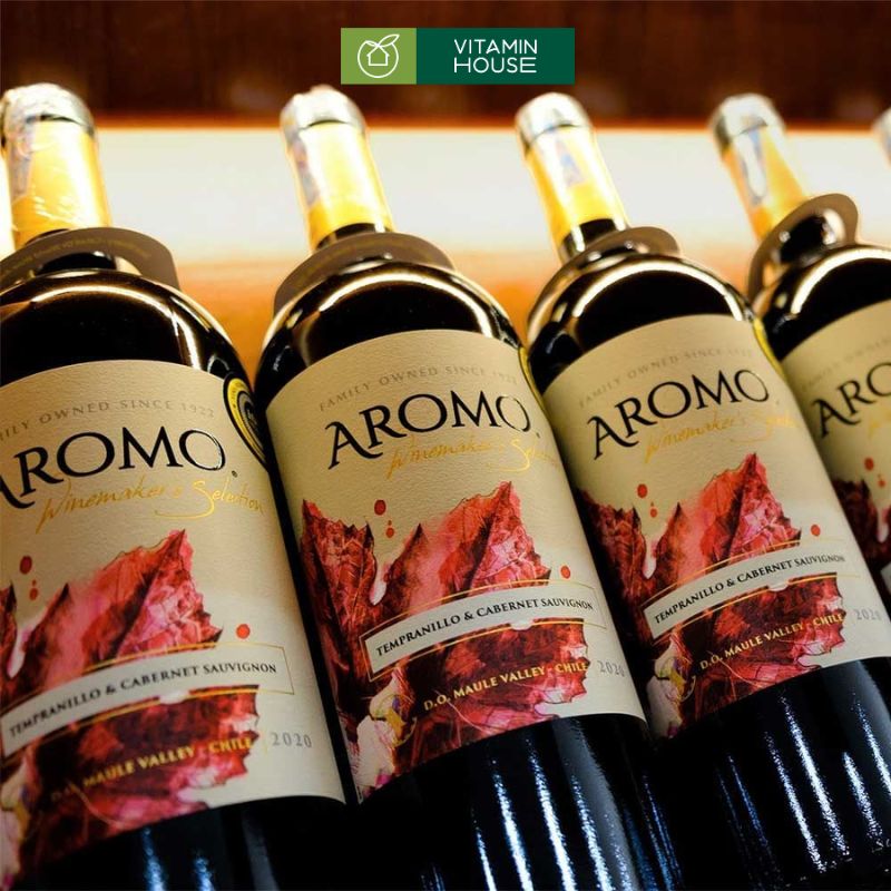 Rượu Vang Đỏ Chile Aromo Winemakers Selection 750ml 14% Hương Vị Tinh Tế Hoàn Hảo