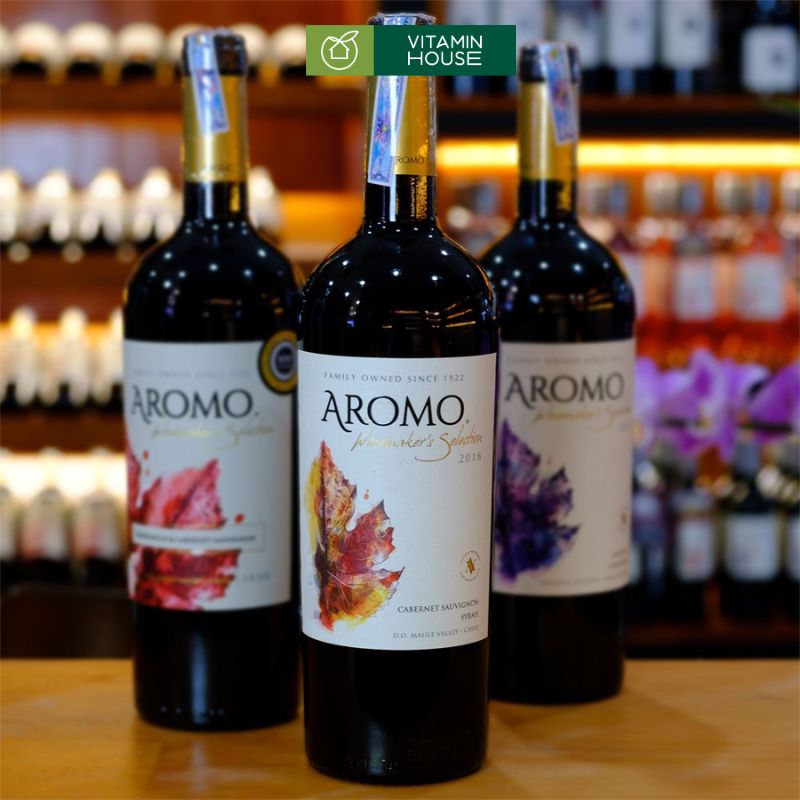 Rượu Vang Đỏ Chile Aromo Winemakers Selection 750ml 14% Hương Vị Tinh Tế Hoàn Hảo