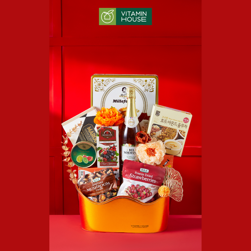 Giỏ Quà Hamper Tết Savory 4 - Quà Tết Đặc Sắc Dành Tặng Người Thân